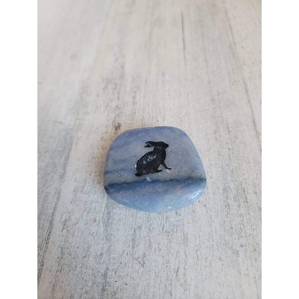 Mystery Bunny rock gem synthetic crystal easter‎ figure